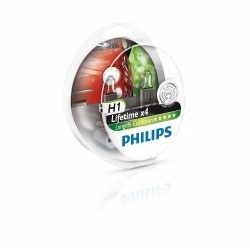 PHILIPS лампочка H1 (55) P14.5s LONG LIFE ECO VISION 12V 2шт
